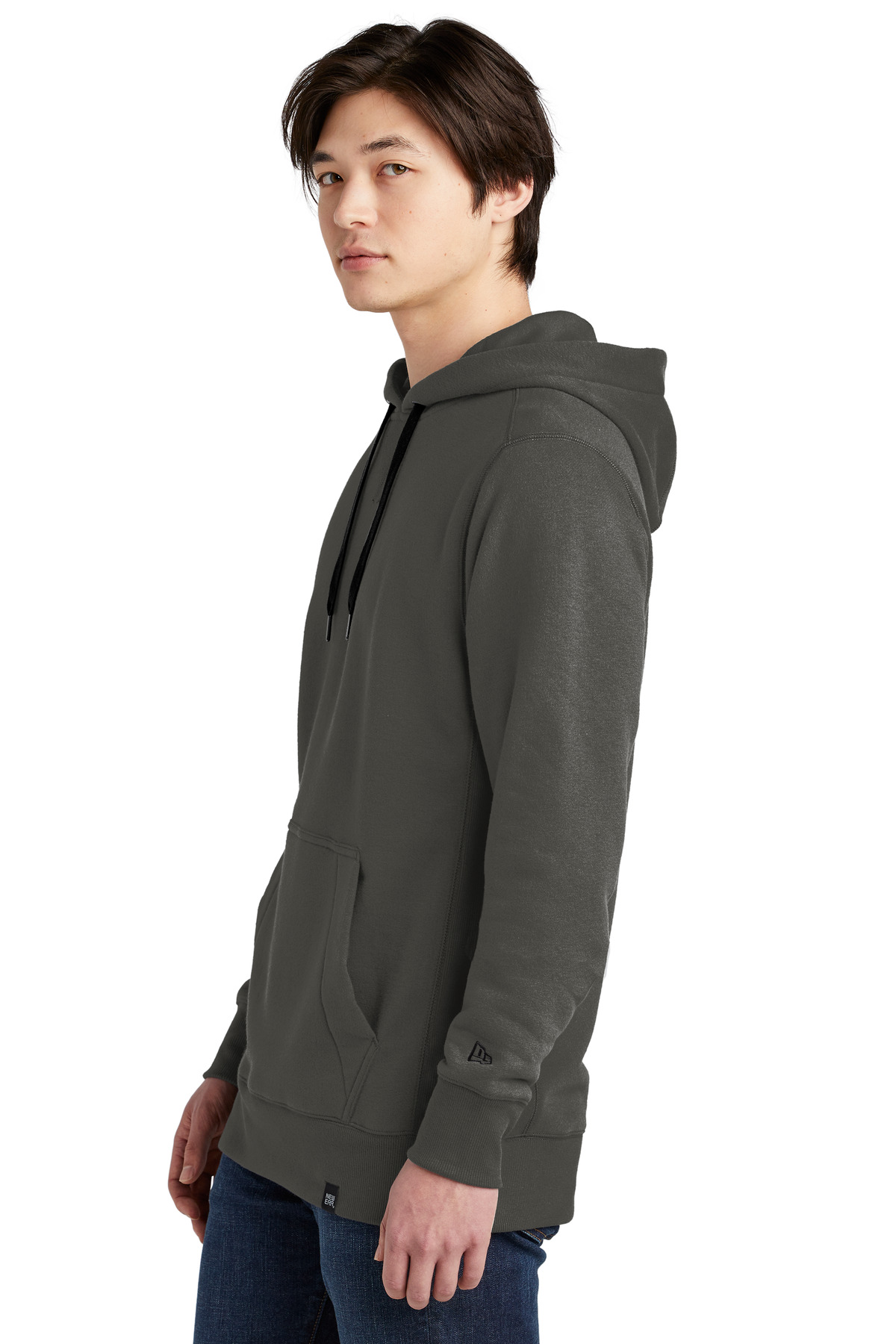 New Era French Terry Pullover Hoodie. NEA500, custom hoodie or sweatshirt with logo imprint 25