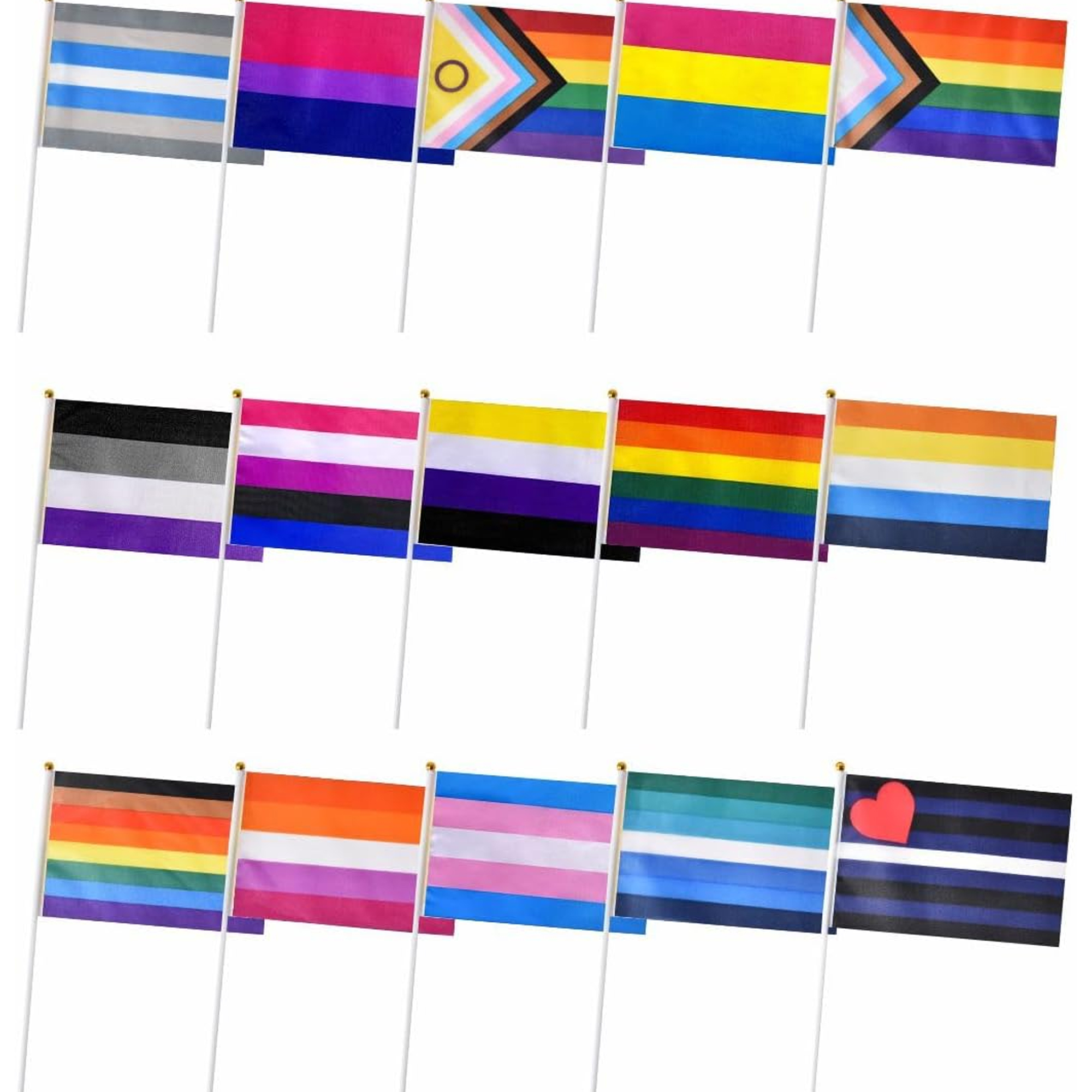 Small Waving Flag with Stick for Celebrations 2