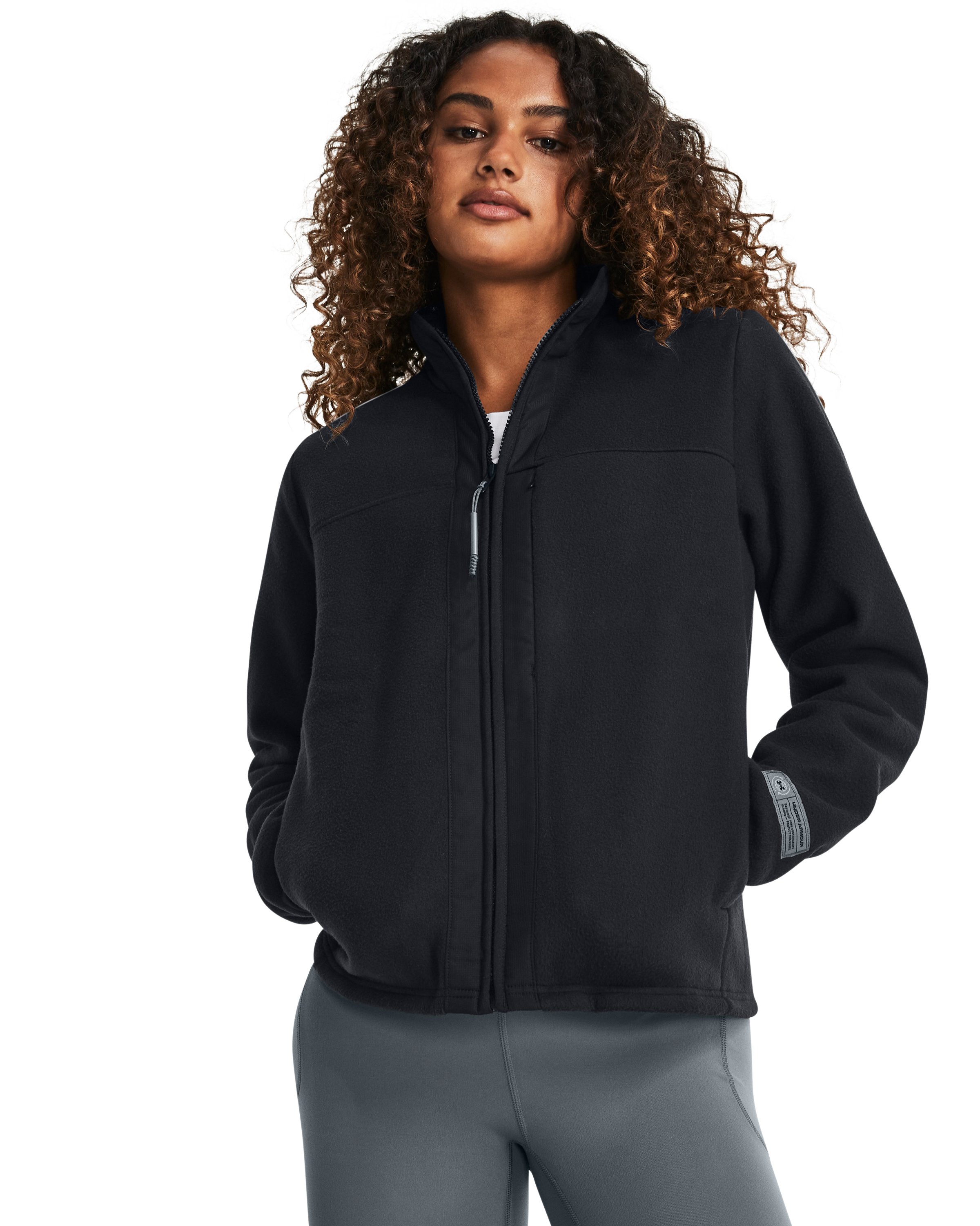 Women's UA Microfleece Maxx Full-Zip  3