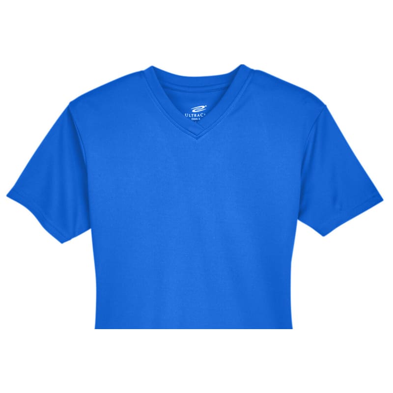 UltraClub Ladies' Cool & Dry Sport V-Neck T-Shirt 19