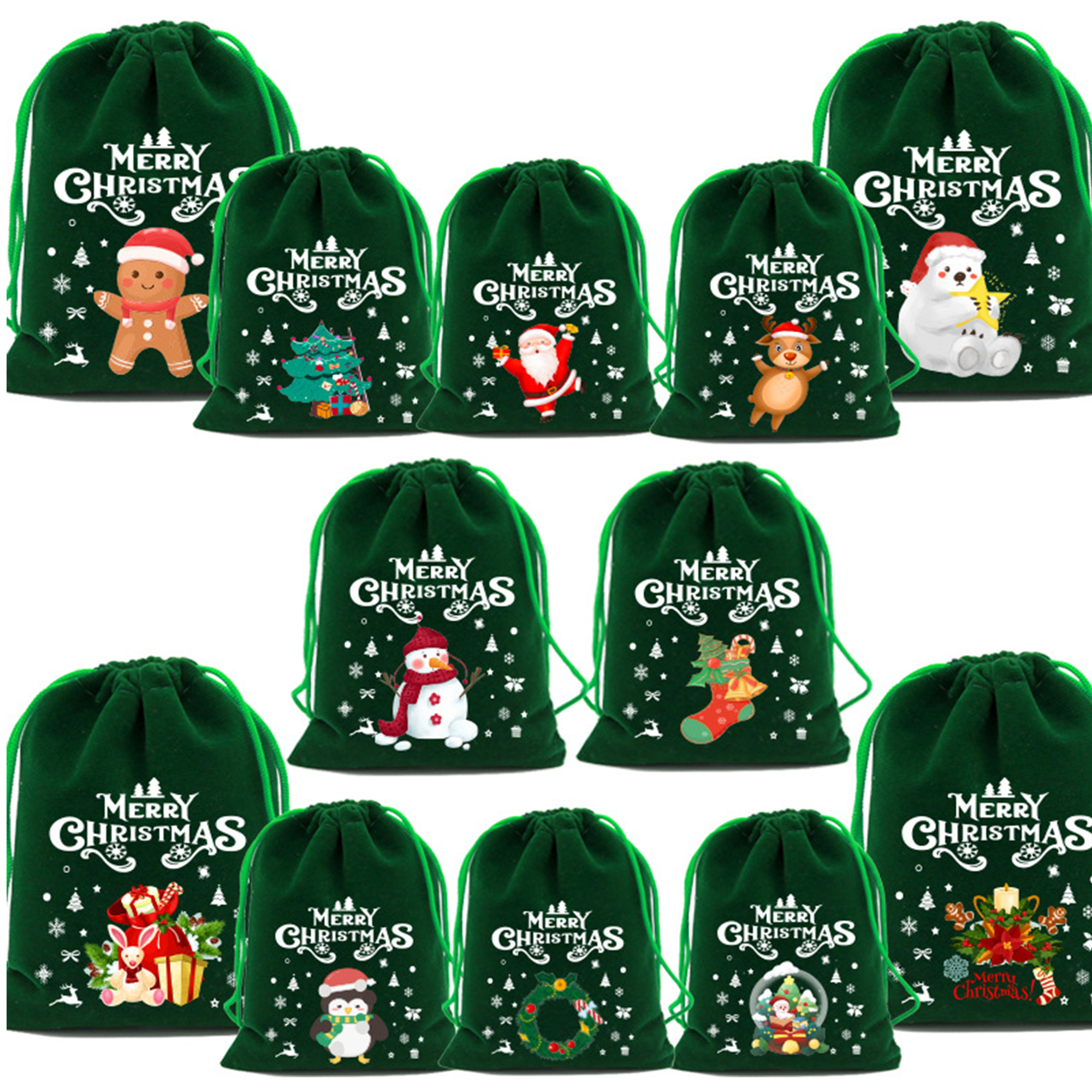 Reusable Christmas Wrapping Bag MOQ50 2