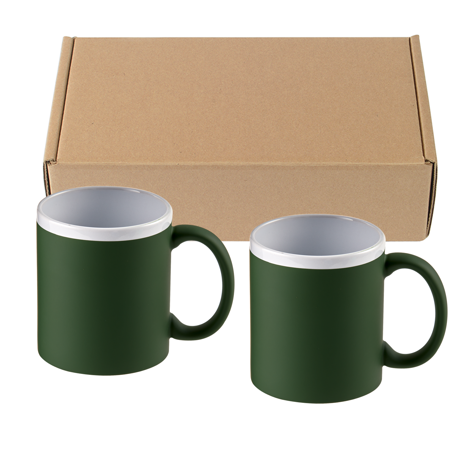 11 Oz. Sunrise Velvet-Touch Ceramic Coffee Mug Set 10