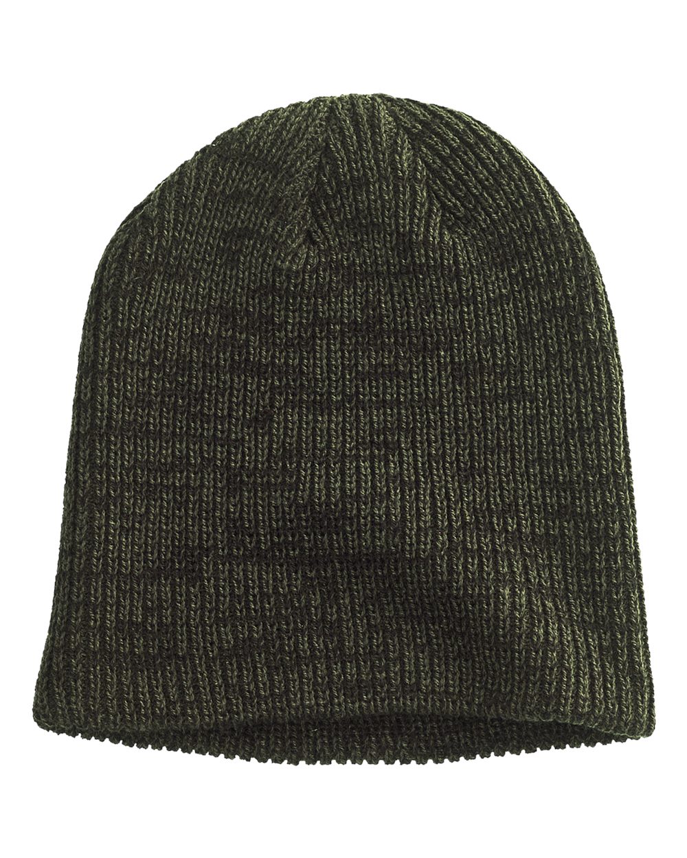 Ribbed Marled Beanie - BA524 5