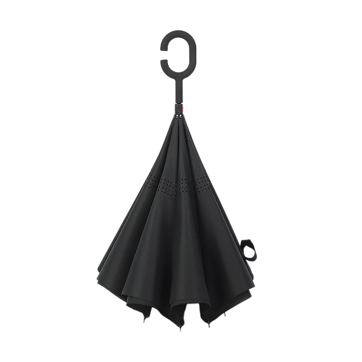 Durable Pongee Inversion Umbrella with Fiberglass Frame 18