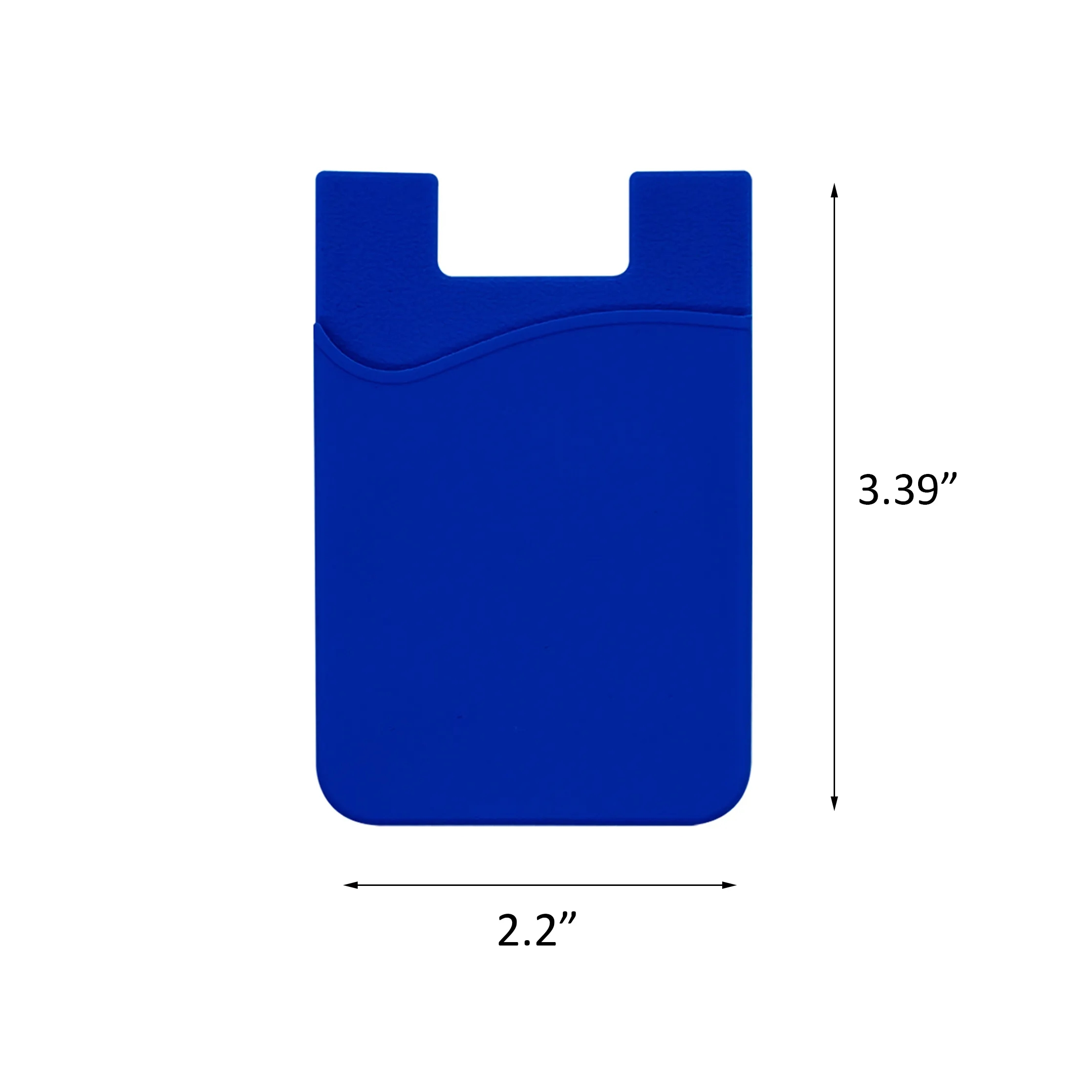 Stick-on Silicone Cell Phone Wallet Card Sleeve 6