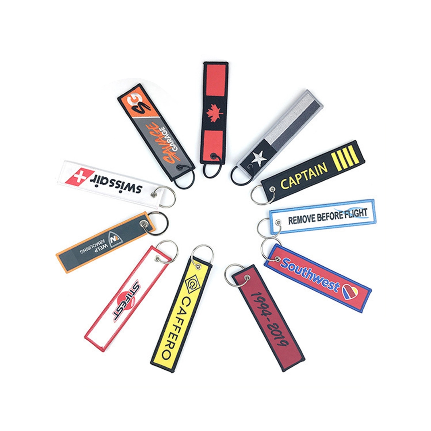 Key Ring W/ Embroidery Pad 2