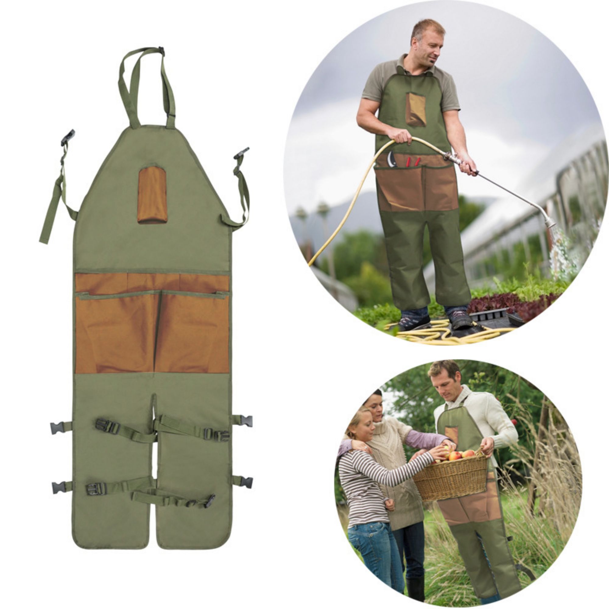 Gardening Apron With Multiple Pockets 1
