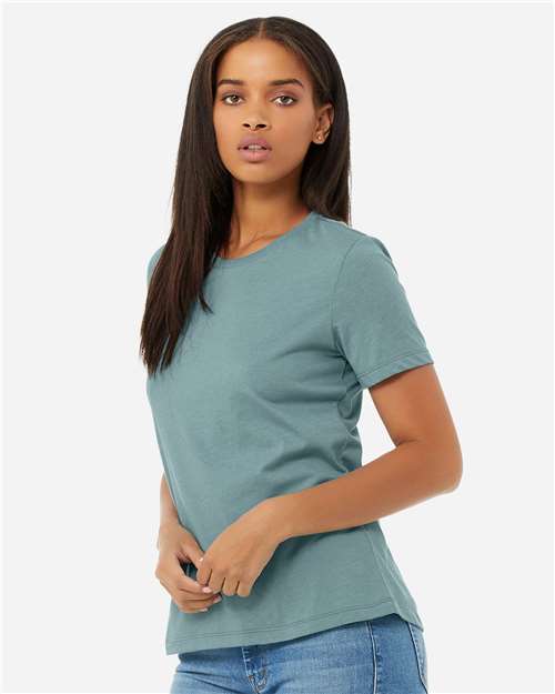 Women's Relaxed Fit Heather CVC Tee - 6400CVC 181