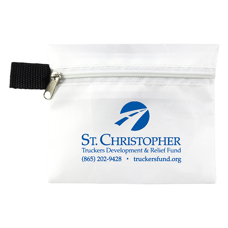 "Europa" 5 Piece Kit with 3-Ply Mask & Antiseptic Wipes in Zipper Pouch 17