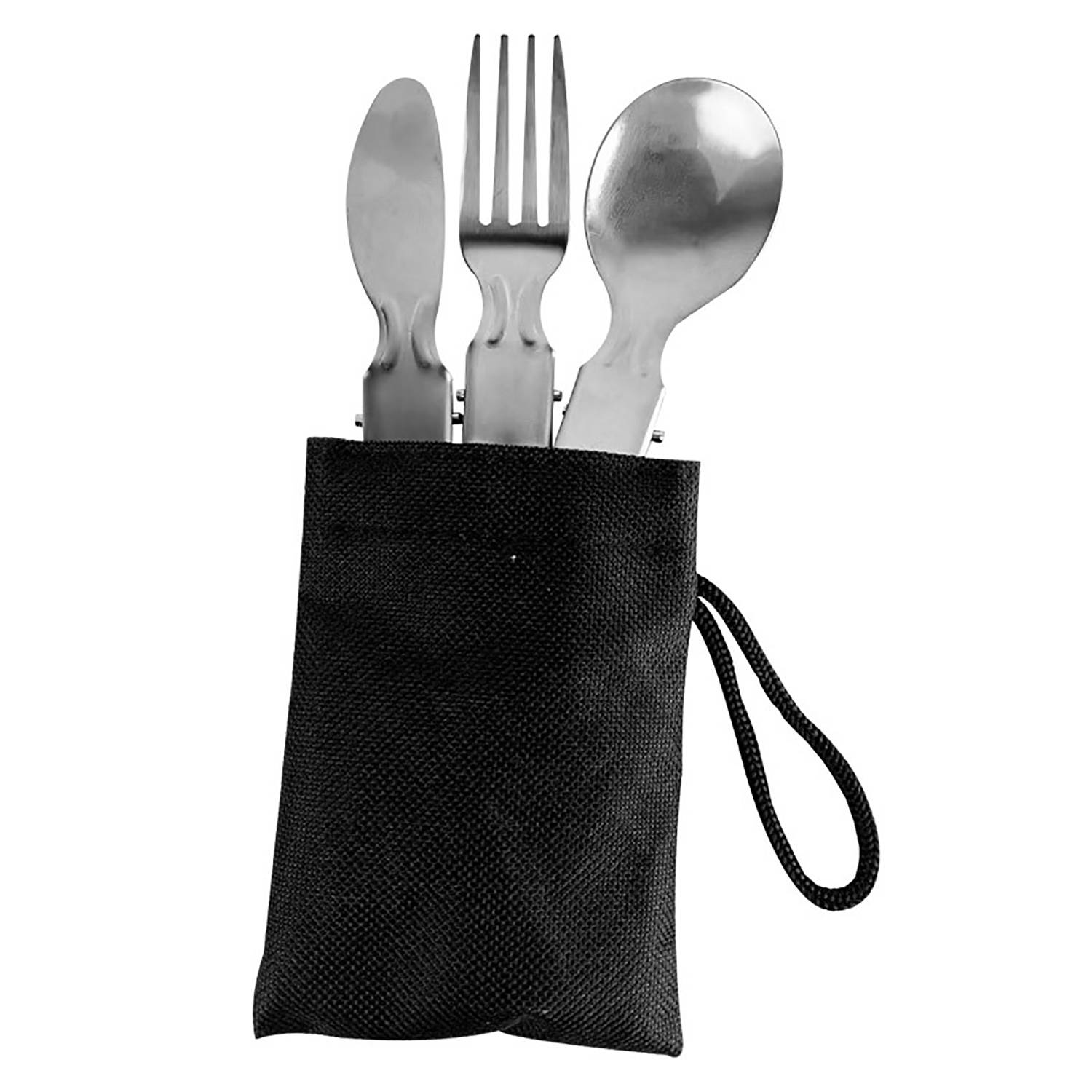 Foldable Portable Spoon Fork Knife Set for Camping 6
