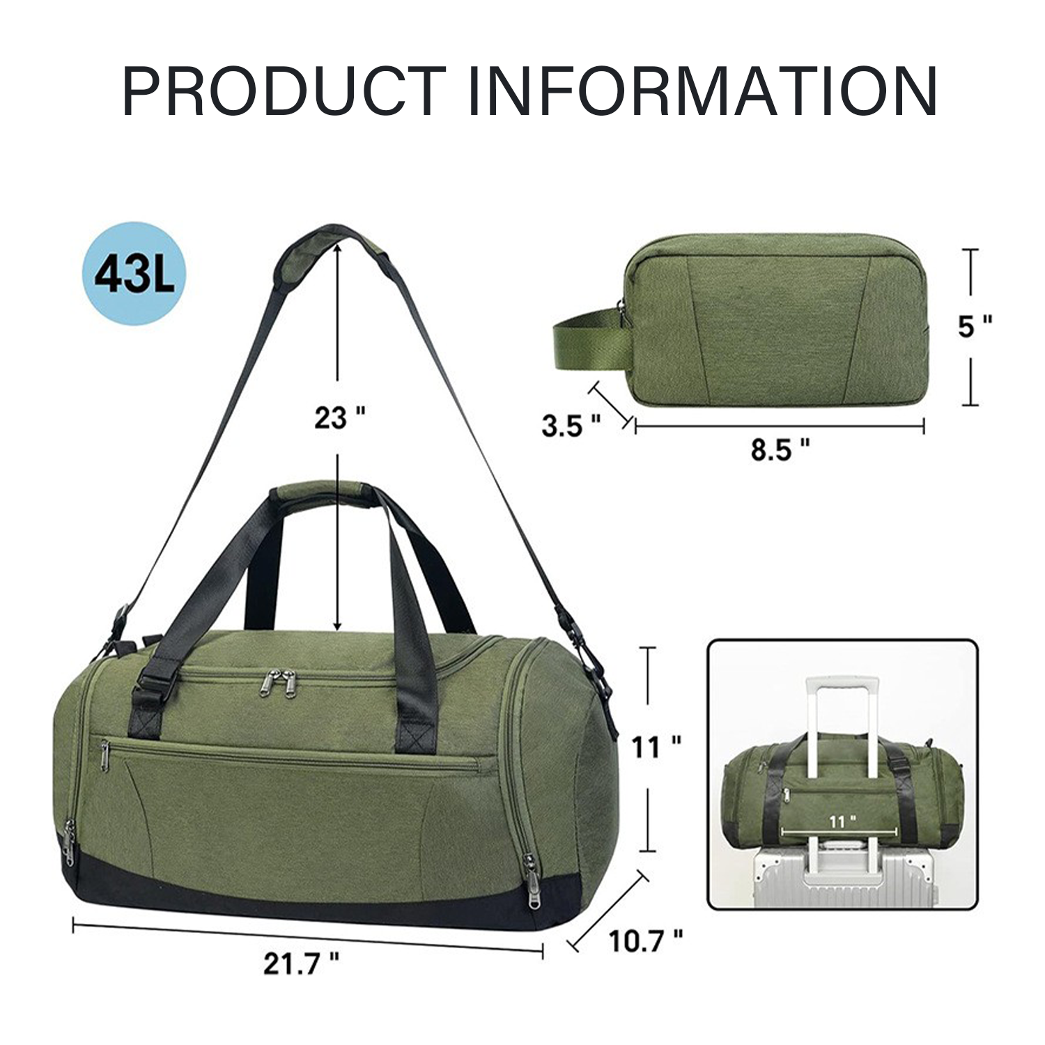 Outdoor Travel Fitness Duffel Bag 2