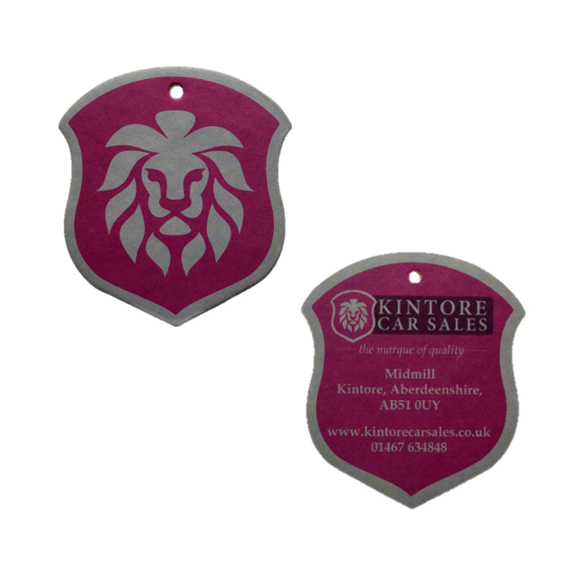 Custom Shape Paper Air Freshener 1