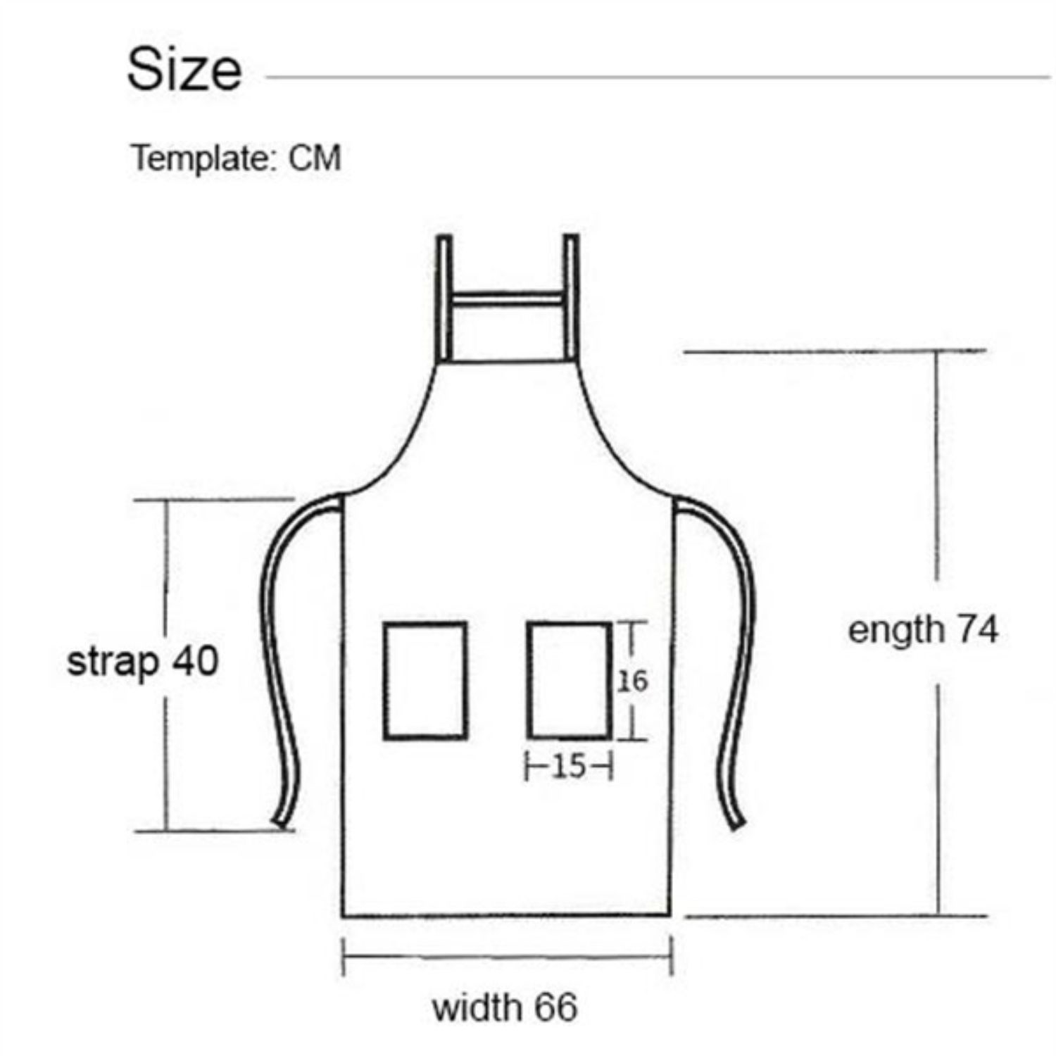 12 oz Woven knitted Two-Tone Kitchen Aprons w/ 2 pockets 3