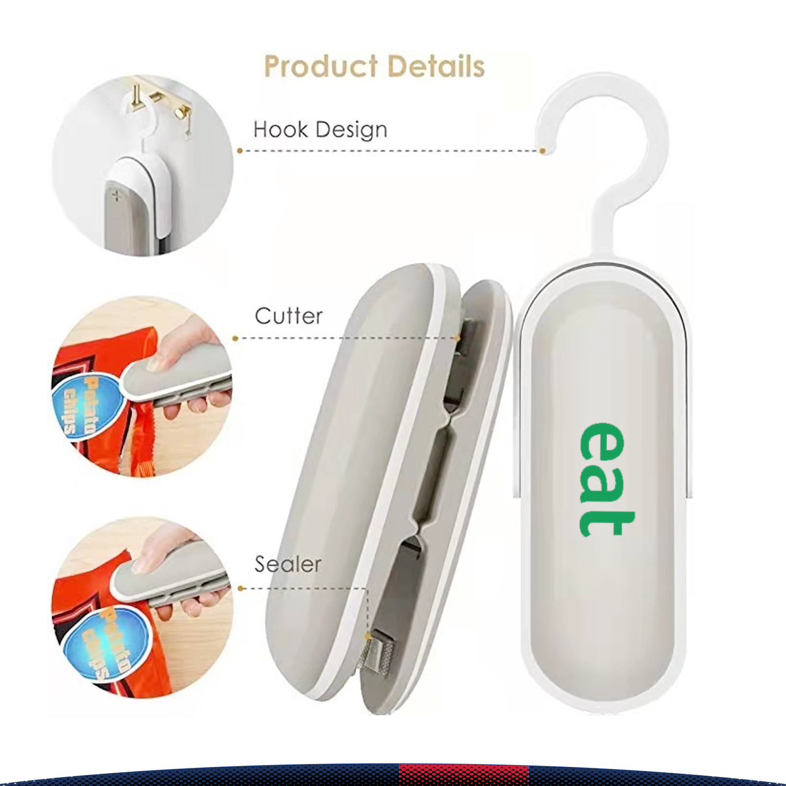 Weesi 2 IN 1 Heated Sealer 7