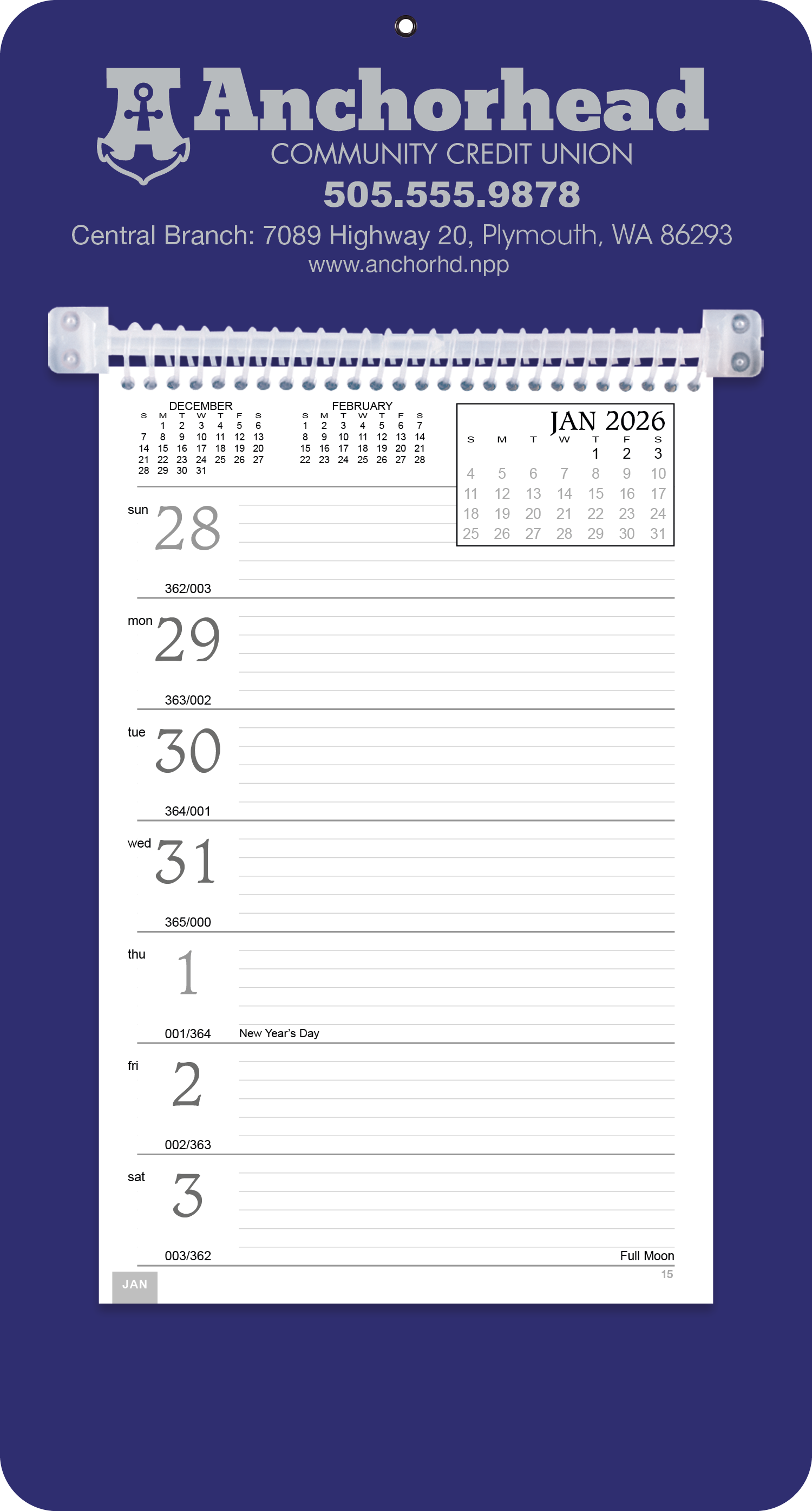Triumph® Calendars Weekly Memo Calendar 57