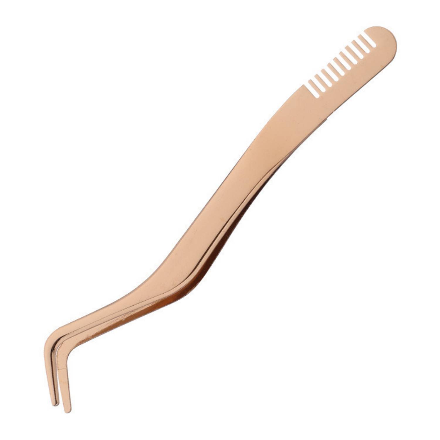 Stainless Steel Eyelash Tweezer w/ Comb 4