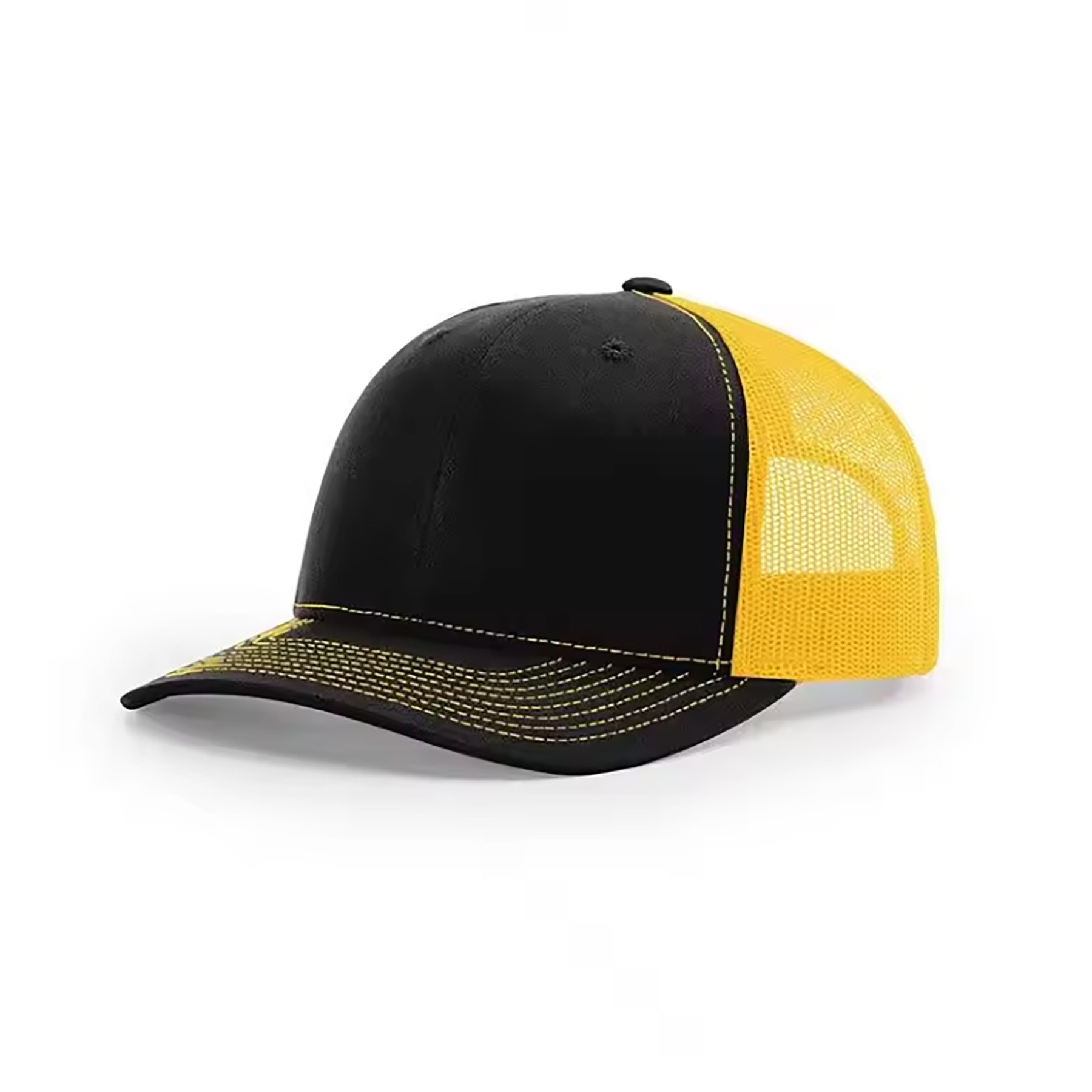 6 Panel Plain Mesh Trucker Cap 2