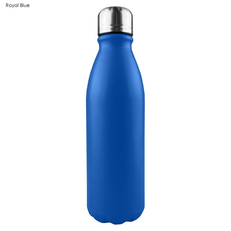 Komo Shiny Aluminium Drink Bottle Single Wall 22