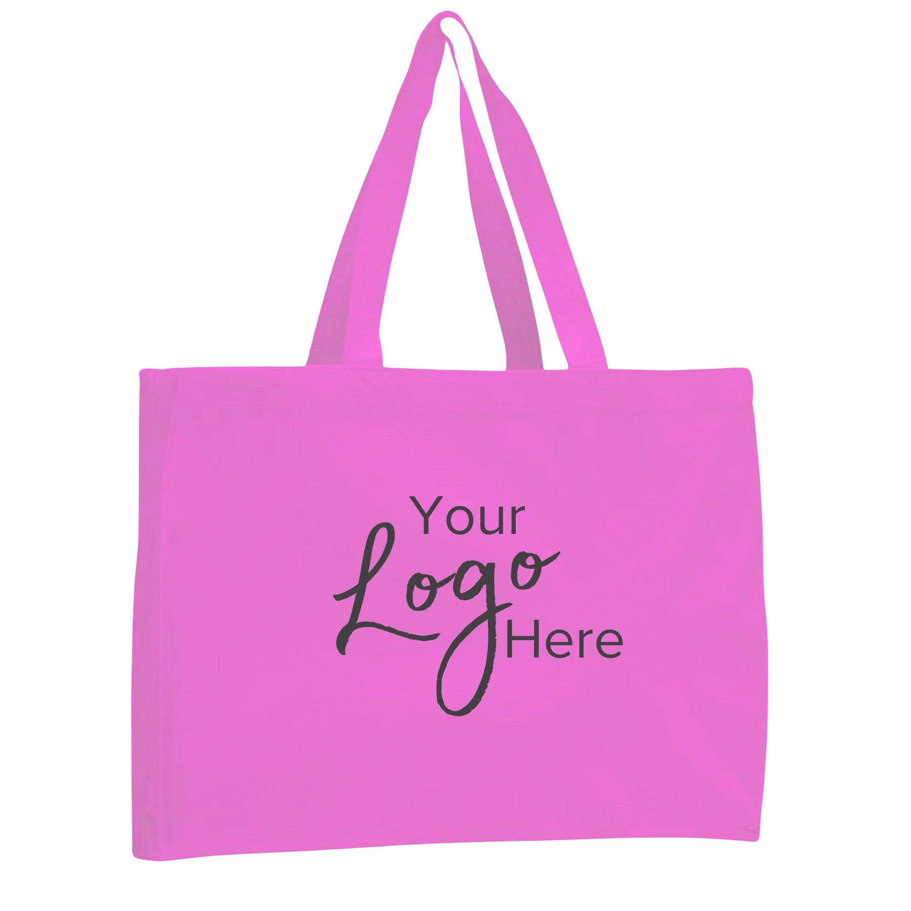 Canvas Tote Bag 15" W x 12" H with 4" Gusset, custom tote bag with logo imprint 11