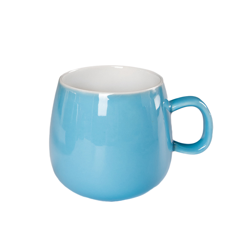 Custom Logo 9 oz. Ceramic Milk Mug 3