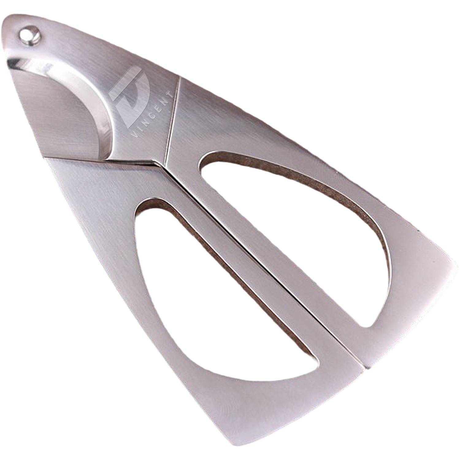 Stainless Steel Triangle Cigar Cutter 2