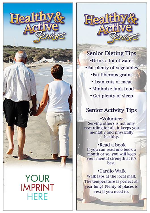 BOOKMARK - Healthy & Active Seniors Bookmark 1