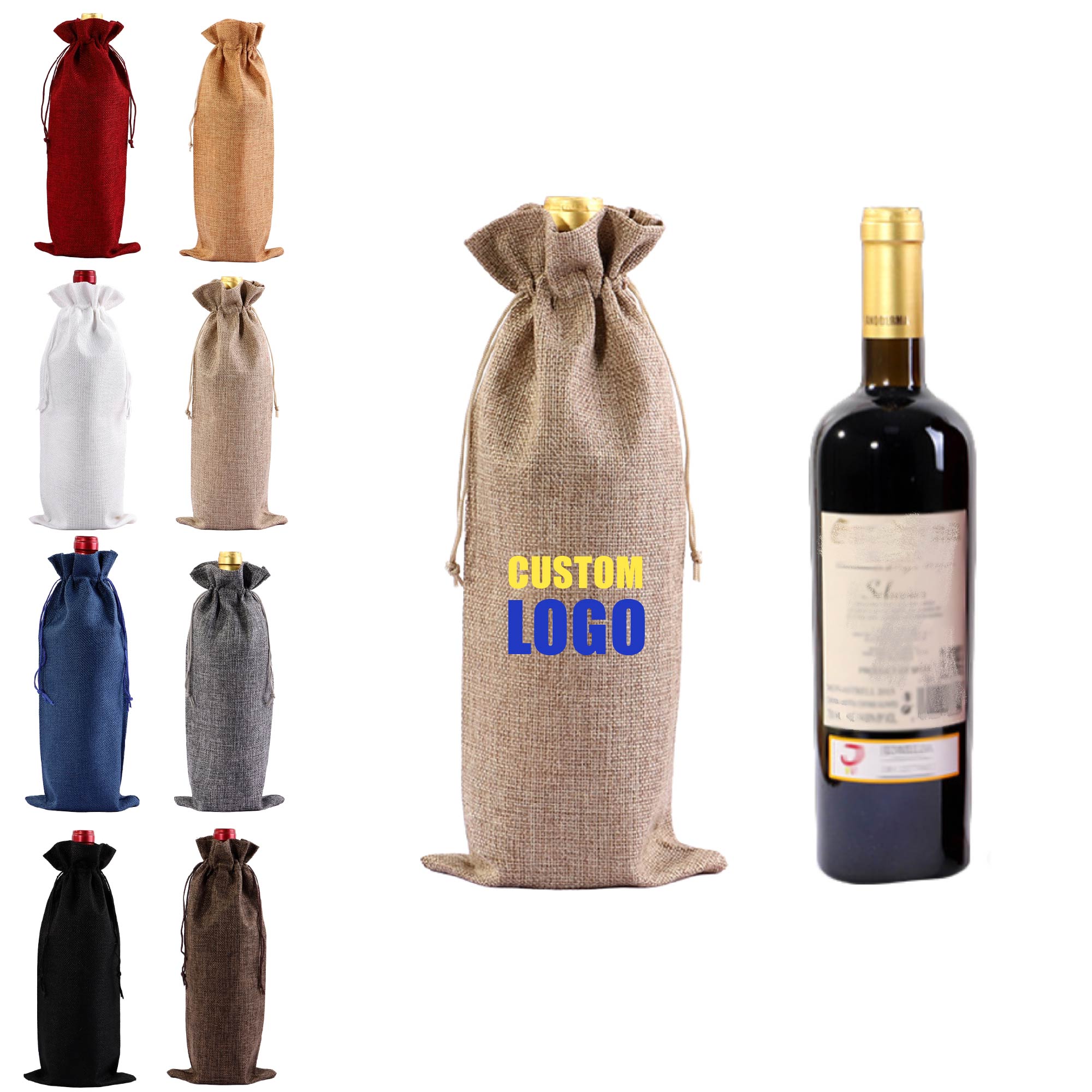 MOQ 10 pcs Wine Bottle Packaging Bags 2