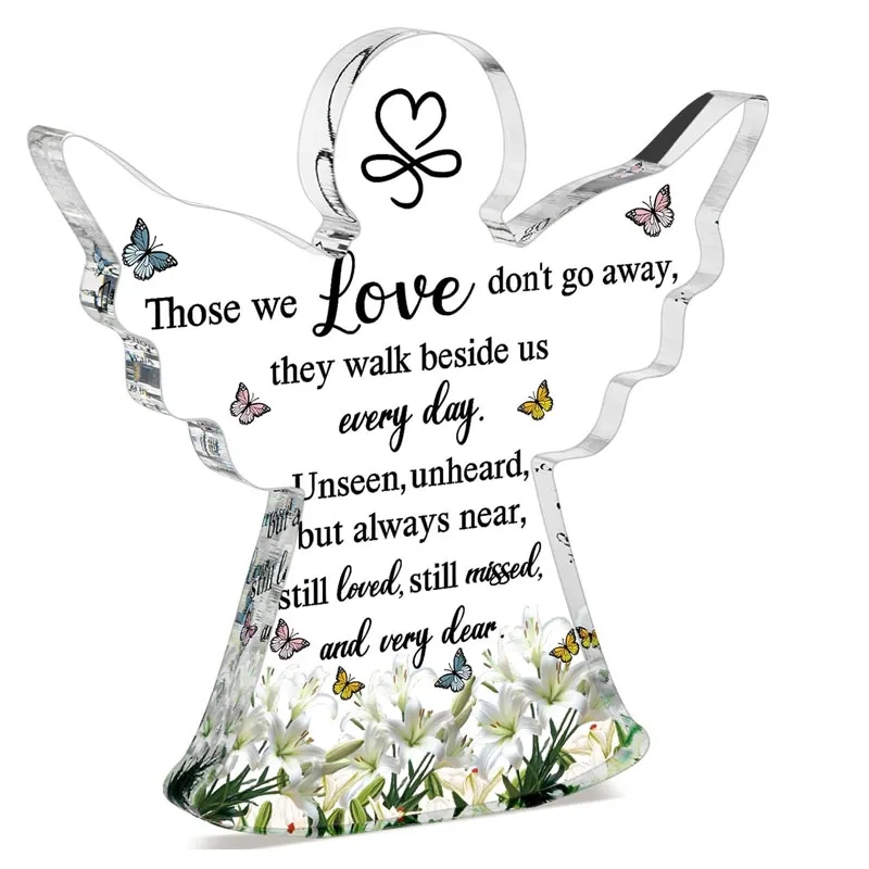 Acrylic Angel Figurine Christening Gifts 4