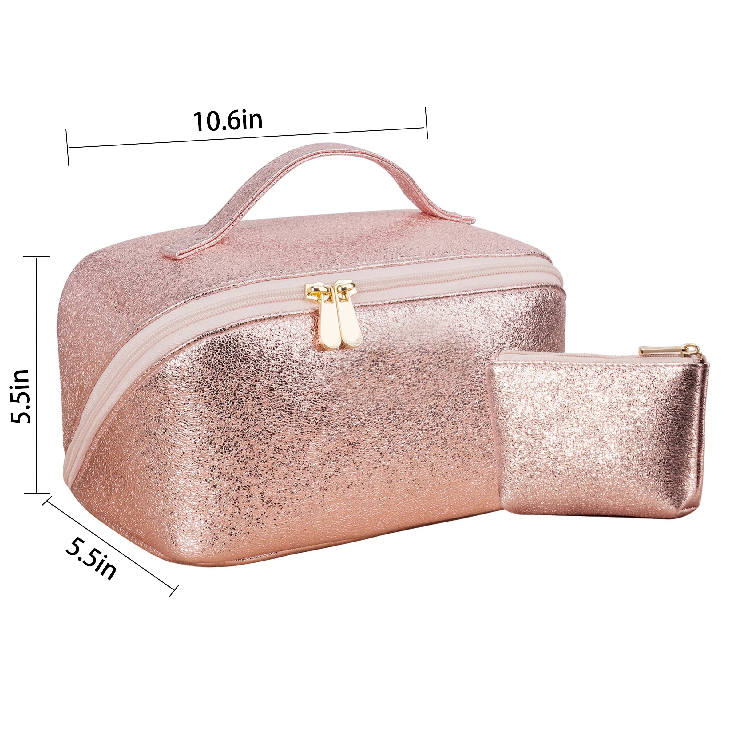 Polyurethane Large Capacity Multifunctional Travel Makeup Ba 4