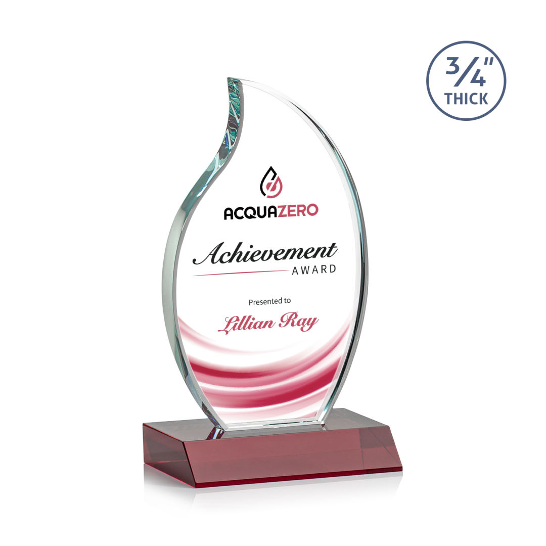 Croydon Flame VividPrint™ Award - Red 9