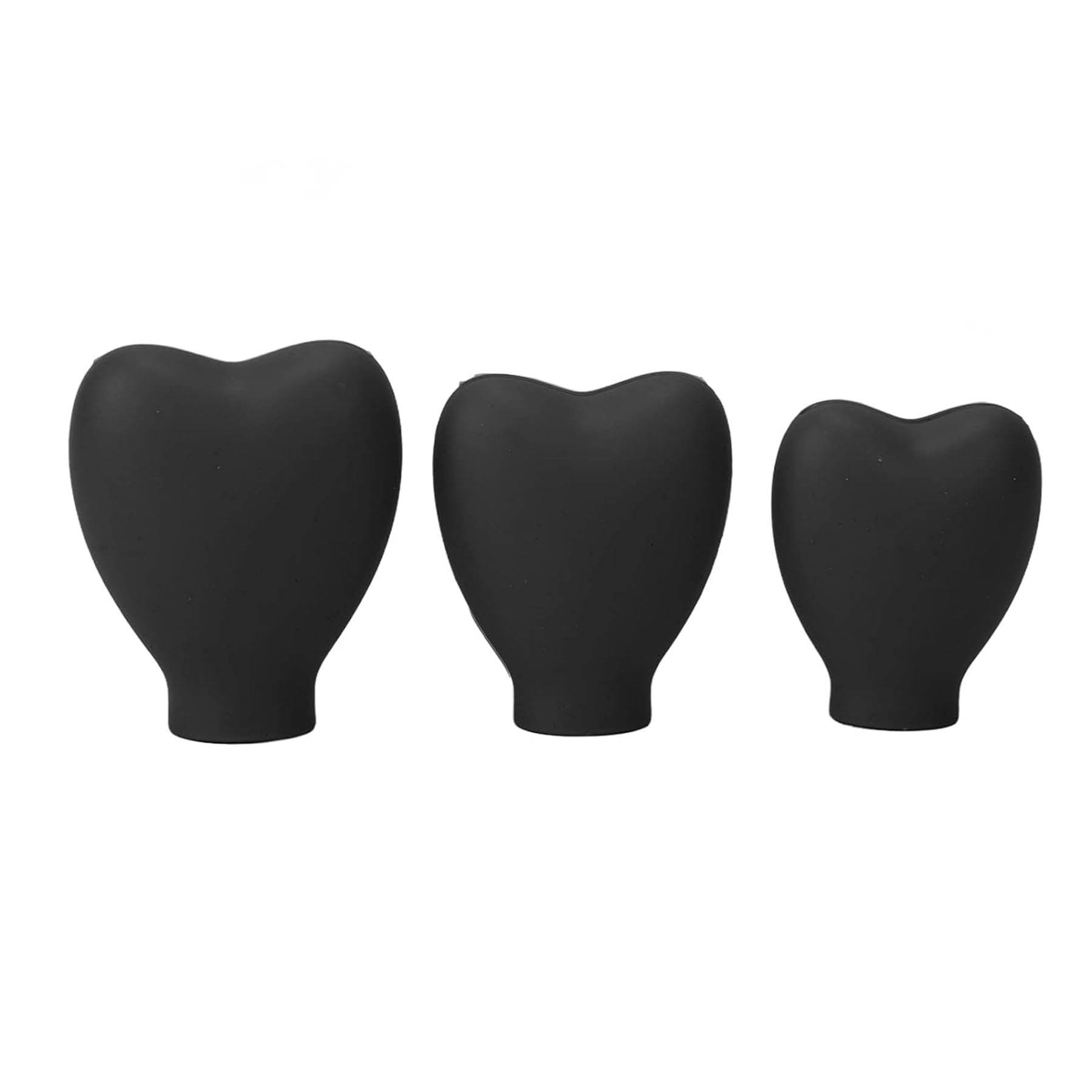 Silicone Heart Shaped Cosmetic Brush Guard Cap 6