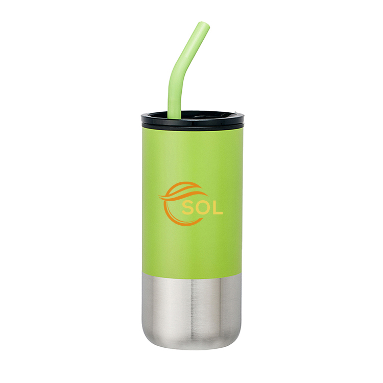18oz Dillon Double Wall Plastic Straw Tumbler 15
