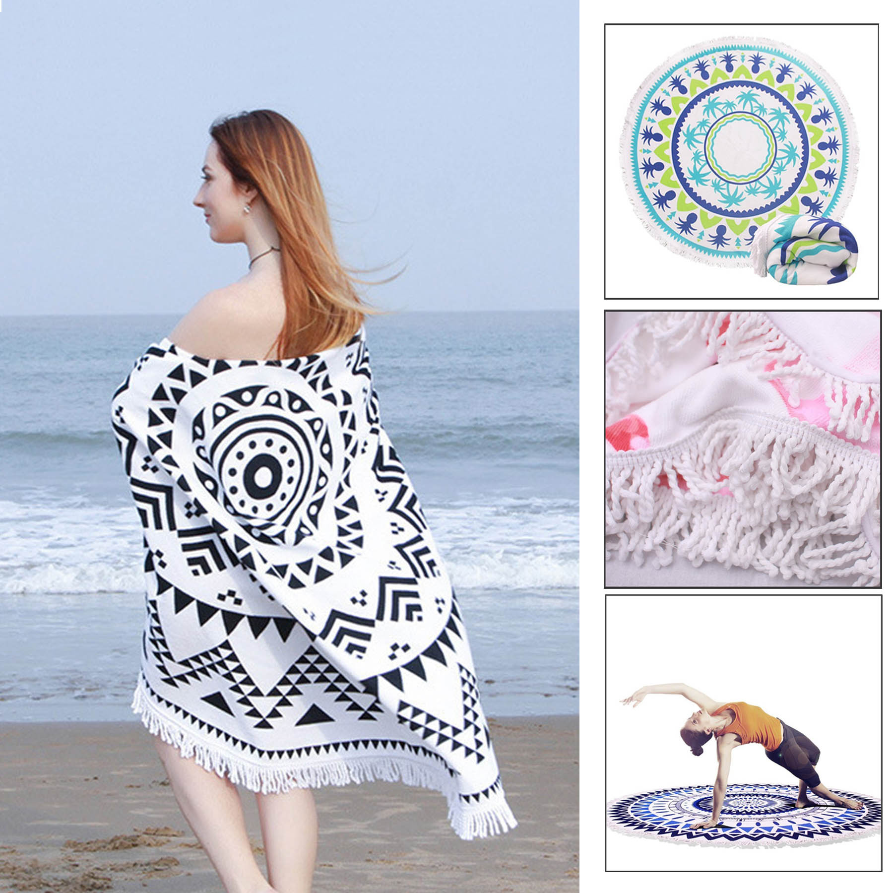 Round Beach Towel 1