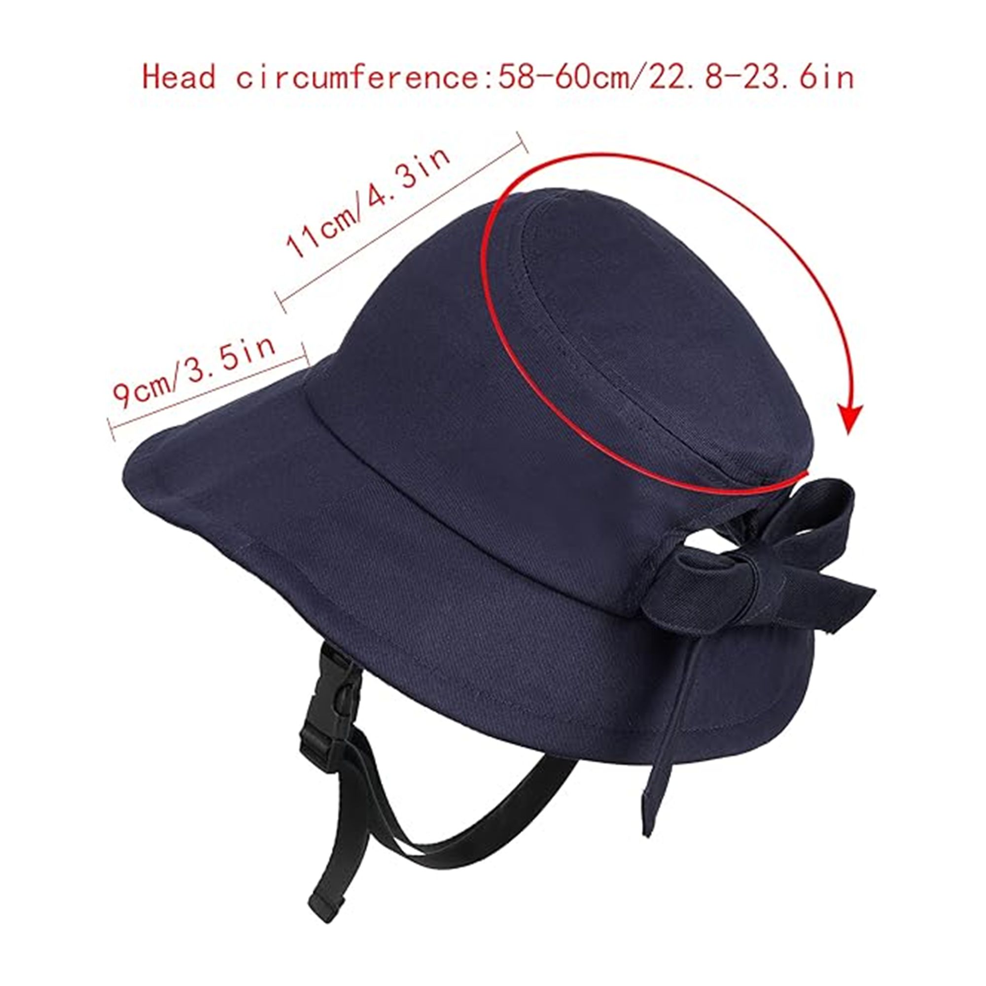 Women Cotton Bucket Sun Hat 4