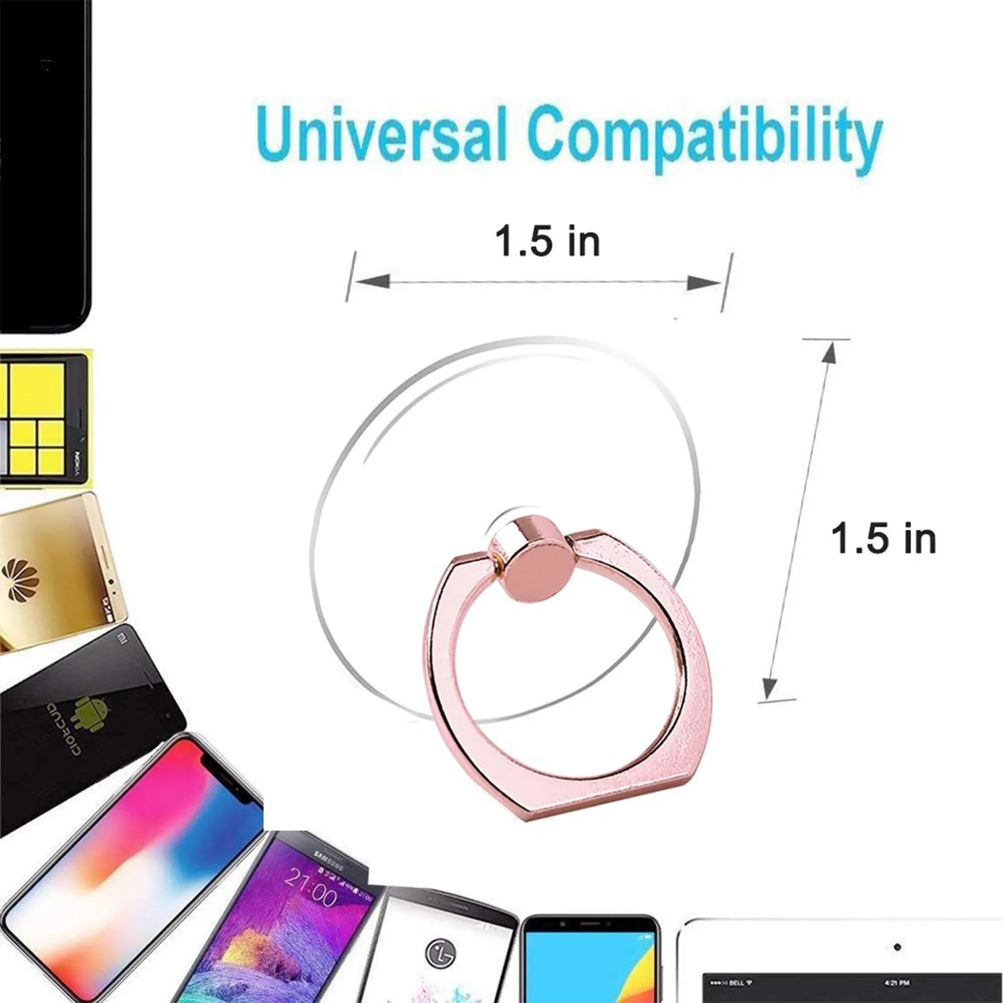 Metal Phone Ring Holder 2