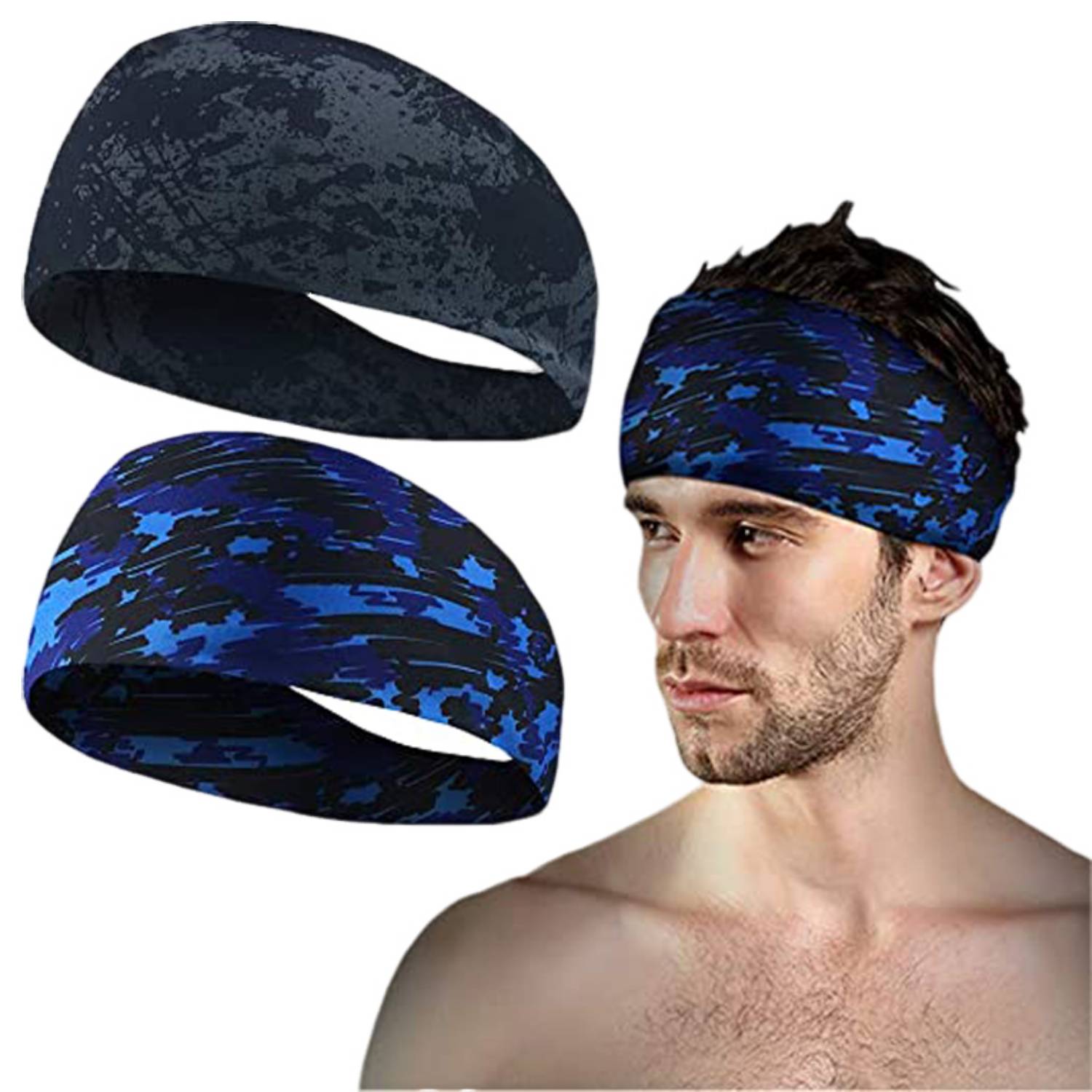 Unisex Breathable Fitness Headband 8