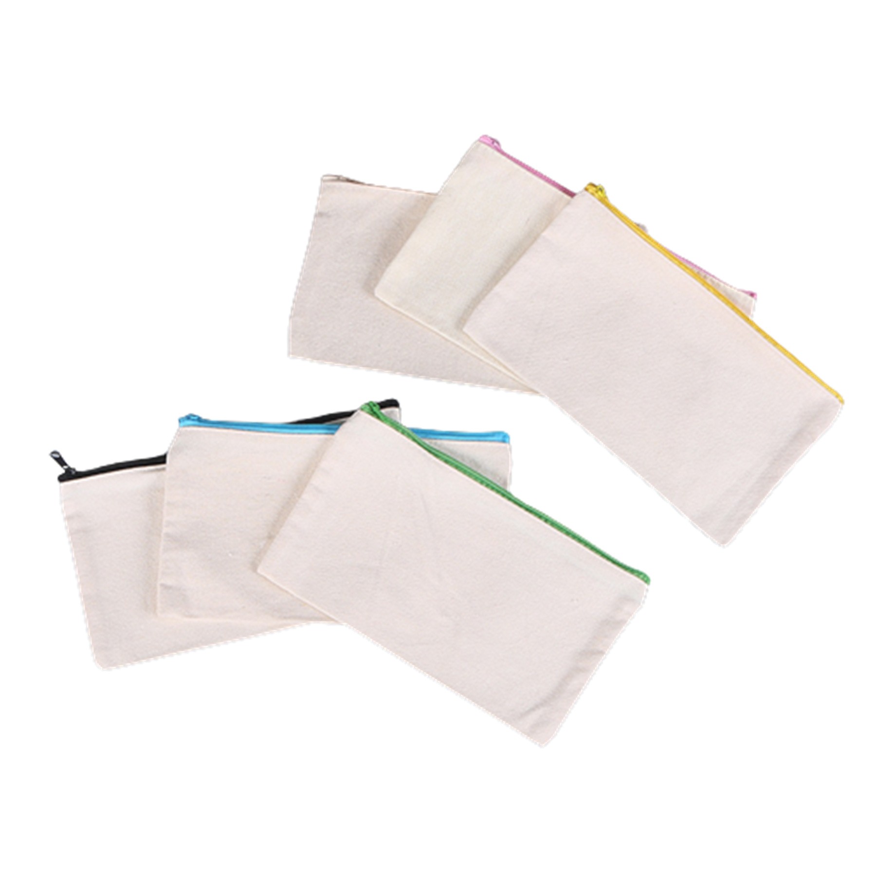 Zipper Stationery Cosmetic Canvas Bag 4