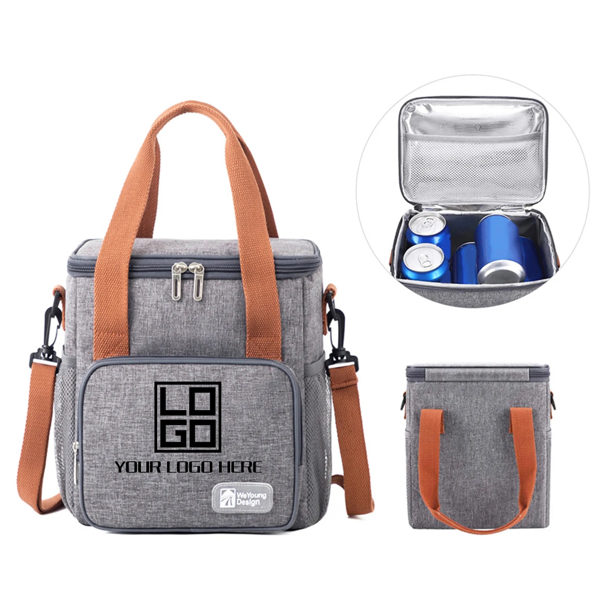 8L Insulated 300D Oxford Lunch Bag 4