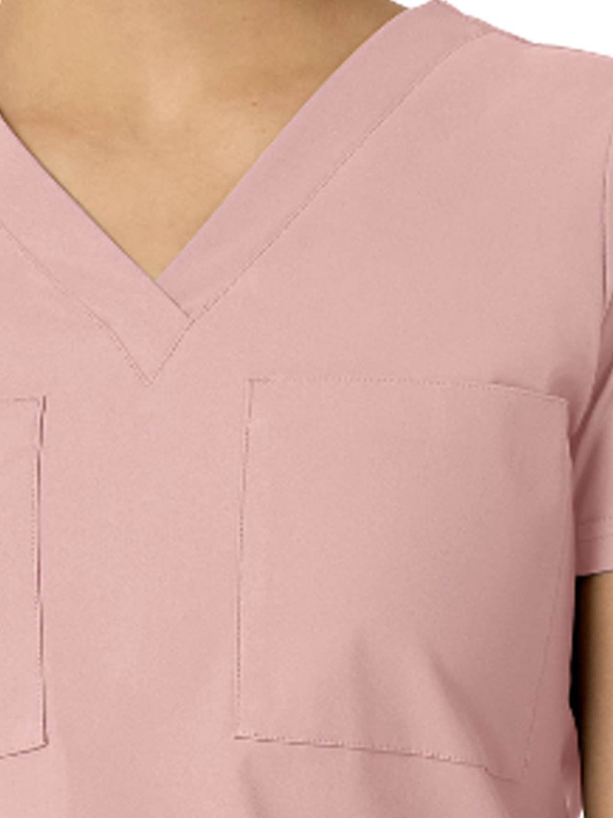 Parkley Kinetic - Women's Two-Pocket CELINE Tuck Band V-Neck Top 12