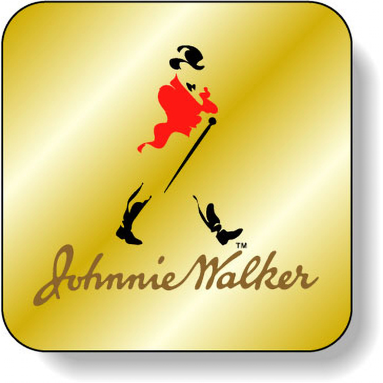 Bright Gold Foil Paper Roll Labels Stock Square (2"x2")