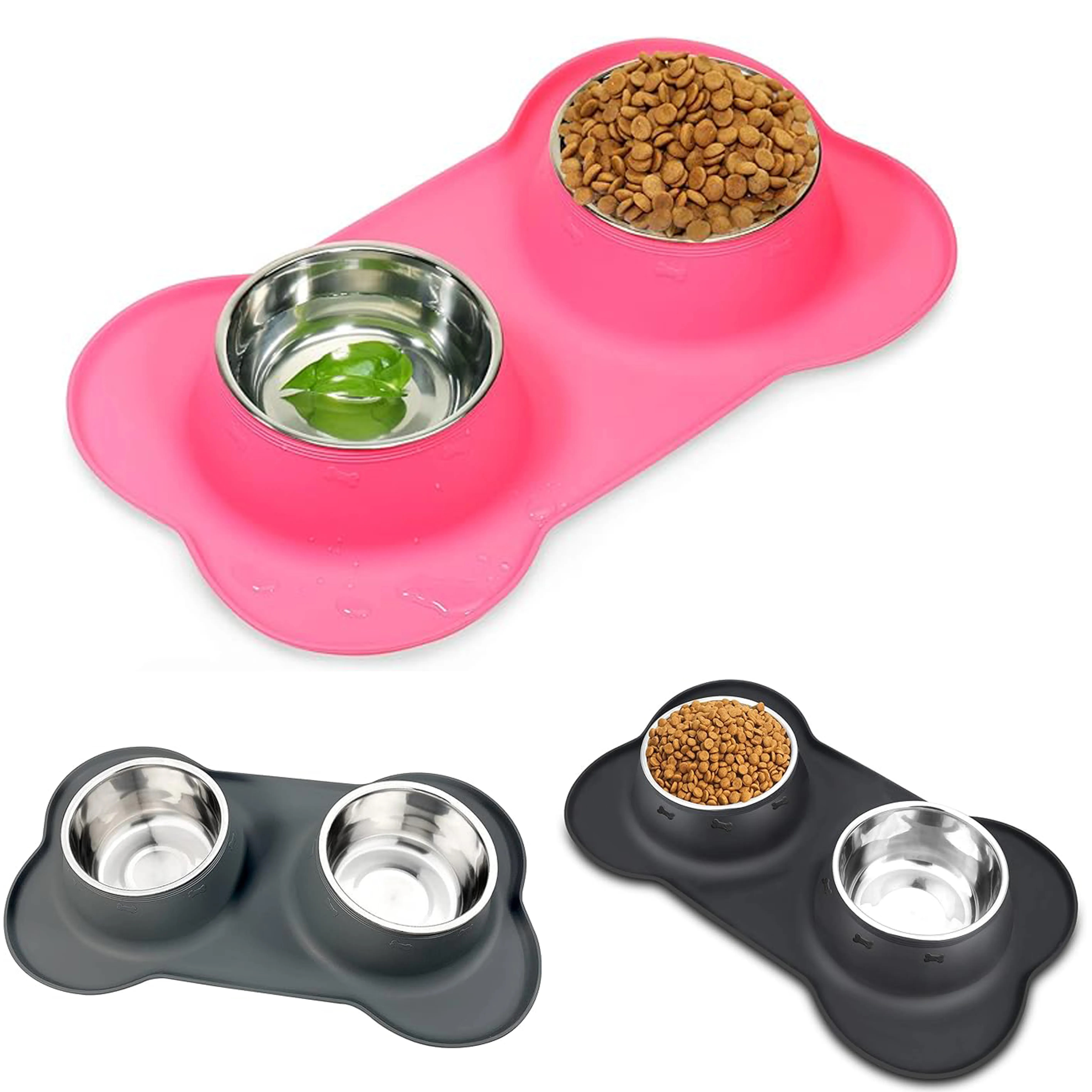 Stainless Steel Pet Food Bowls 4