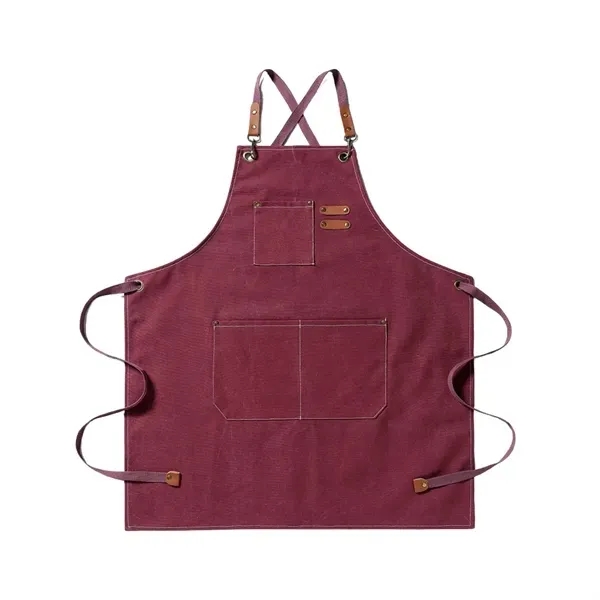 Canvas Work Apron with Heavy Duty Utility Tool Belt 13