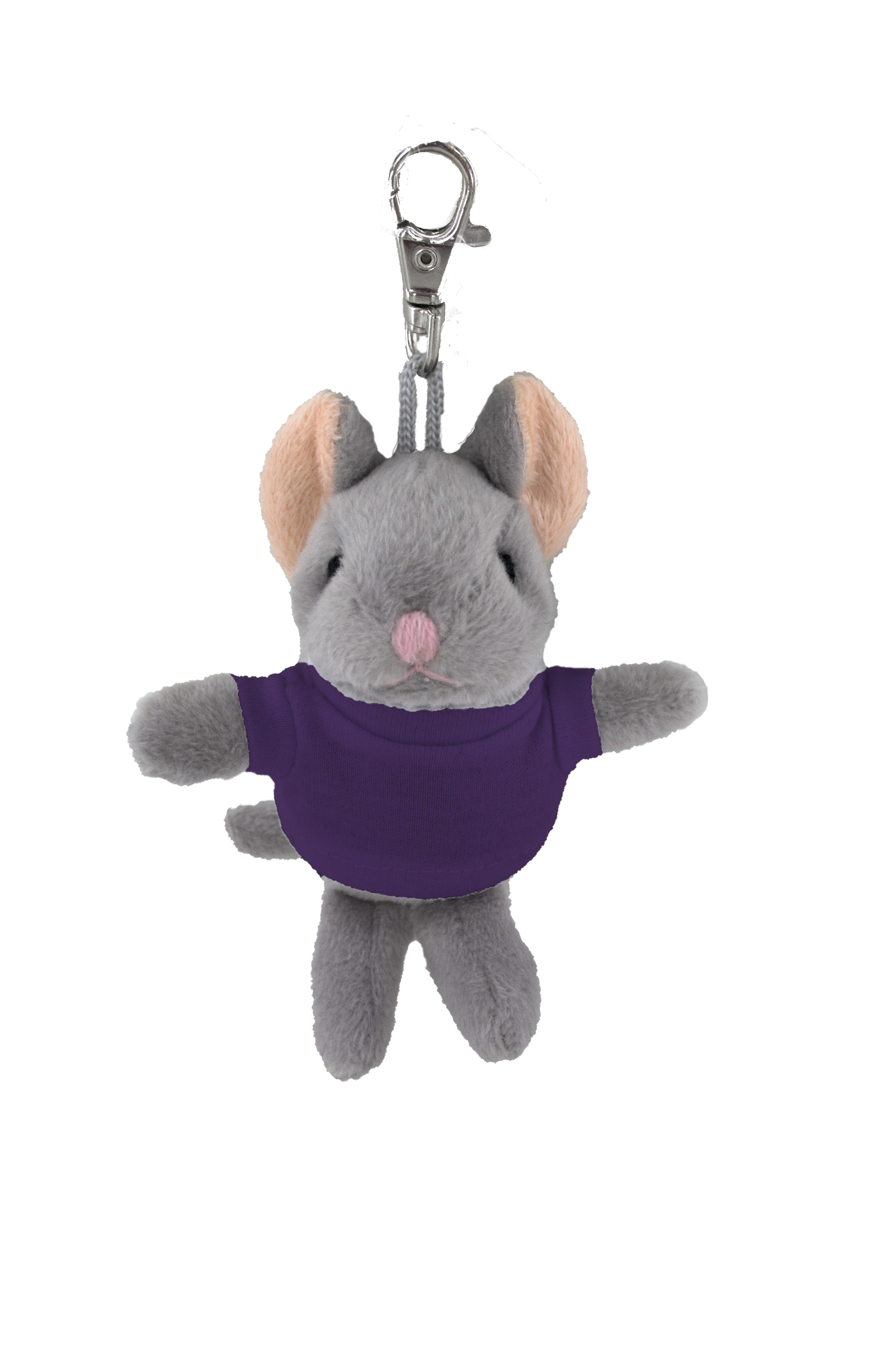 soft plush Mouse keychain with Tee 7