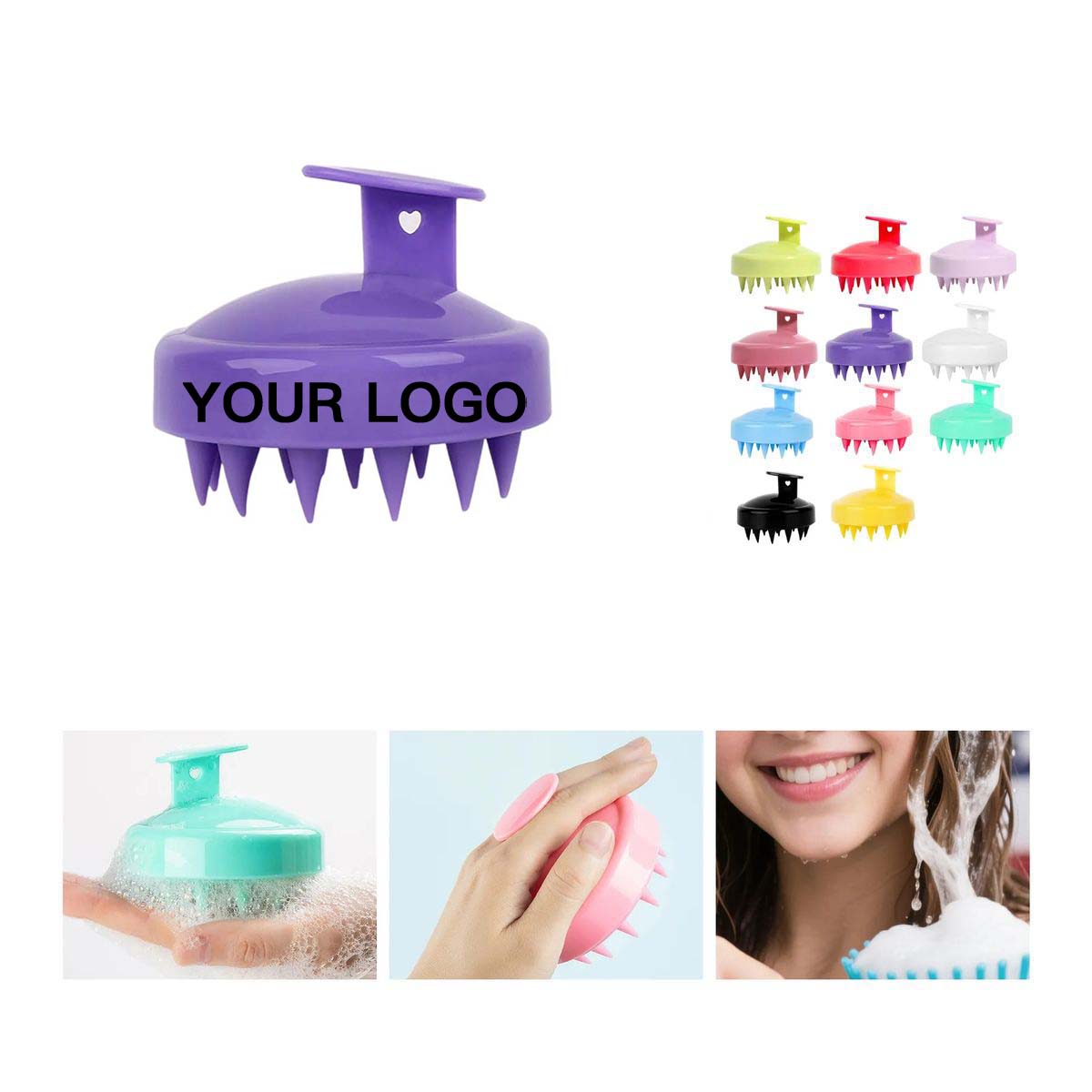 Silicone Scalp Brush Soft Massage for Hair Care 6