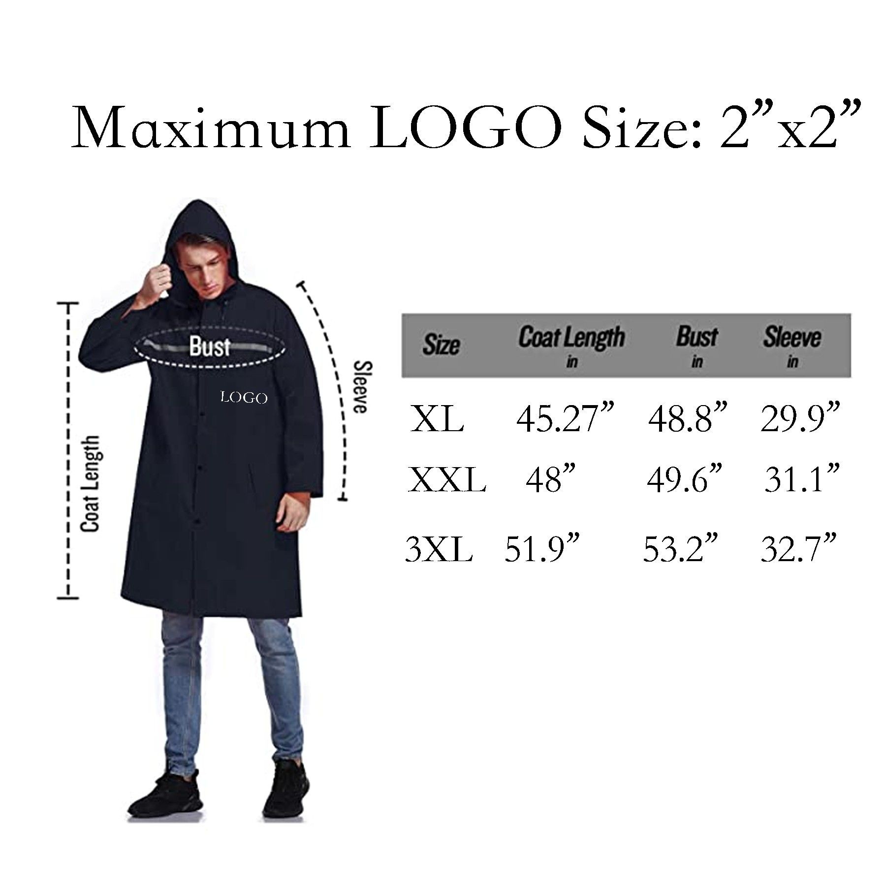 Hooded Safety Rain Jacket 2