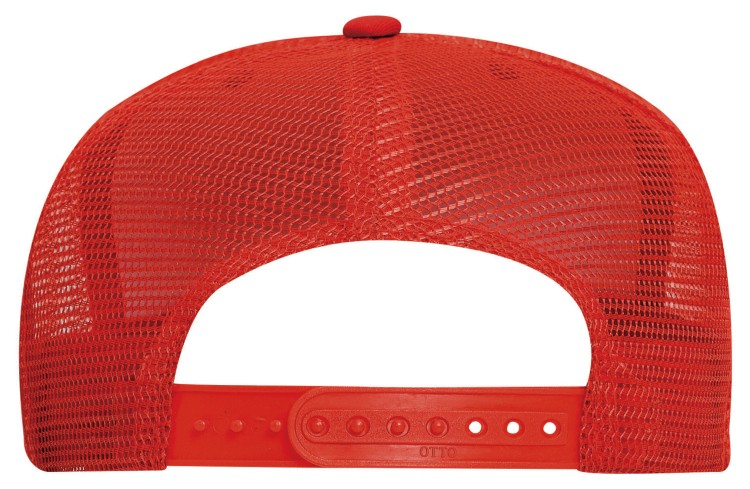 OTTO CAP® 6 Panel Mid Profile Mesh Back Trucker Hat 7