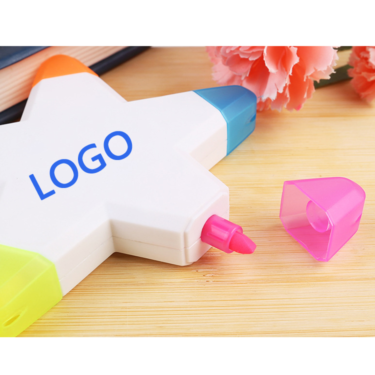 Star Shaped 5 Color Highlighter 5