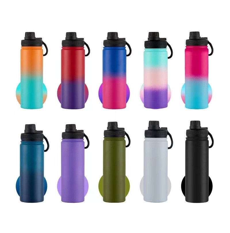 18Oz Rainbow Vacuum Insulated Stainless Steel Water Bottle 1