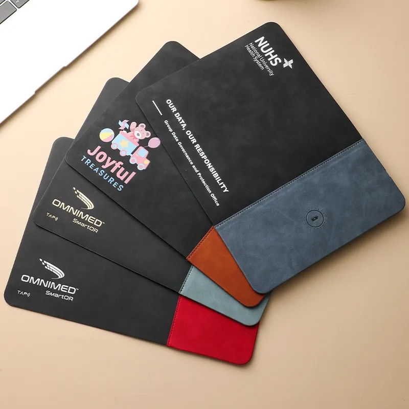 Artificial leather wireless phone charging cable with USB ch 5