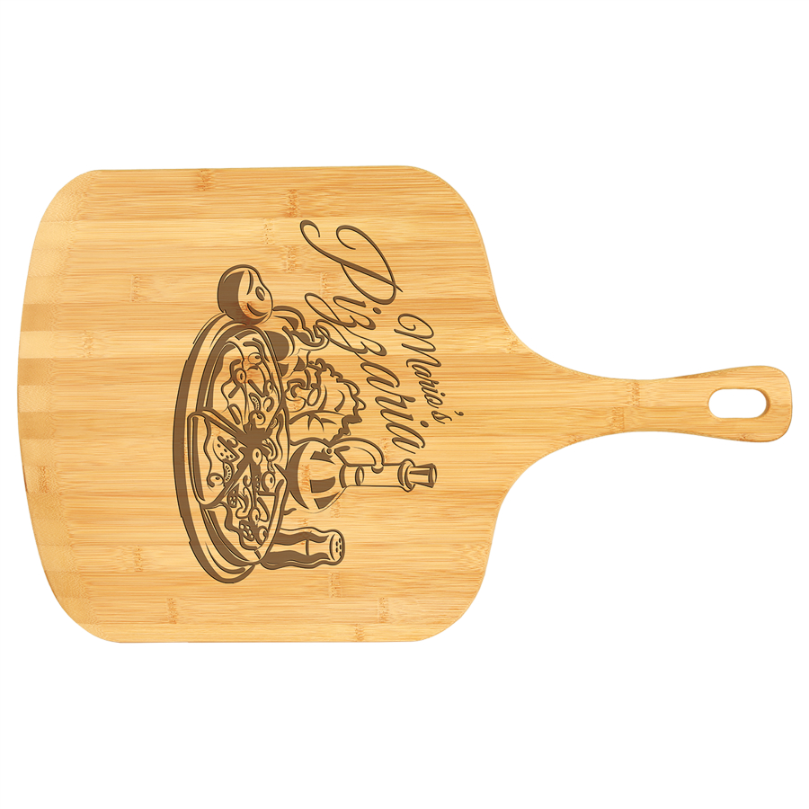 23 1/2" x 14 1/2" Bamboo Pizza Board 1